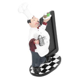 Resin Mustache Chef Figurine Fashion Small Ornaments Message Board Food Shop Hotel Decorations In Australia - Darrahopens