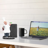 Resin Mustache Chef Figurine Fashion Small Ornaments Message Board Food Shop Hotel Decorations