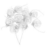 10Pcs/Set Decorative Hanging Ball Reusable Fillable Transparent Christmas Ball for Holiday Party6cm In Australia - Darrahopens