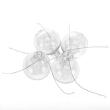 10Pcs/Set Decorative Hanging Ball Reusable Fillable Transparent Christmas Ball for Holiday Party6cm In Australia - Darrahopens