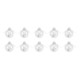 10Pcs/Set Decorative Hanging Ball Reusable Fillable Transparent Christmas Ball for Holiday Party6cm