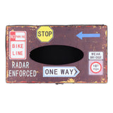 Tissue Box Vintage Composite Wood Napkin Paper Box for Household Living Room Restaurant In Australia - Darrahopens