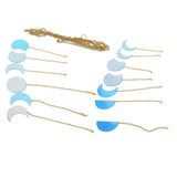 13PCS Moon Phase Wall Hanging Decor Banners Hanging Ornaments for Bedroom Home Office Nursery Wall Art In Australia - Darrahopens
