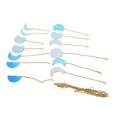 13PCS Moon Phase Wall Hanging Decor Banners Hanging Ornaments for Bedroom Home Office Nursery Wall Art In Australia - Darrahopens