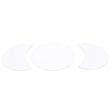 Acrylic Mirror Wall Sticker Sun Half Moon Shape Decorative Background Decal for Home UseSilver