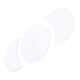 Acrylic Mirror Wall Sticker Sun Half Moon Shape Decorative Background Decal for Home UseSilver