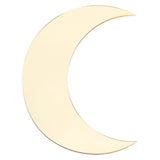 Moon Shape Mirror Wall Sticker Acrylic Decorative Background Decal for Home Office CorridorGold In Australia - Darrahopens