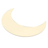 Moon Shape Mirror Wall Sticker Acrylic Decorative Background Decal for Home Office CorridorGold In Australia - Darrahopens