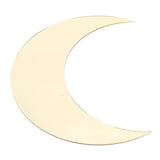 Moon Shape Mirror Wall Sticker Acrylic Decorative Background Decal for Home Office CorridorGold In Australia - Darrahopens