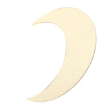 Moon Shape Mirror Wall Sticker Acrylic Decorative Background Decal for Home Office CorridorGold