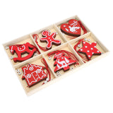 Wooden Hanging Ornaments DIY Christmas Tree Decorative Pendants Decoration AccessoriesJM02033