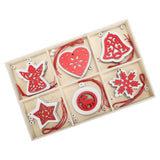 Wooden Hanging Ornaments DIY Christmas Tree Decorative Pendants Decoration AccessoriesJM02034 In Australia - Darrahopens