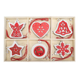 Wooden Hanging Ornaments DIY Christmas Tree Decorative Pendants Decoration AccessoriesJM02034 In Australia - Darrahopens