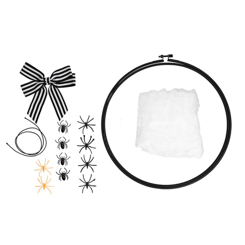 Halloween Embroidery DIY Decorative Cross Stitch Crafts Kit for Home Festival DecorationWith Bowknot In Australia - Darrahopens