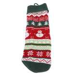 Christmas Decorations Children Sock Ornament Gift Bag Home Decoration for FestivalGreen Rope