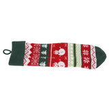 Christmas Decorations Children Sock Ornament Gift Bag Home Decoration for FestivalGreen Rope