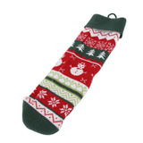 Christmas Decorations Children Sock Ornament Gift Bag Home Decoration for FestivalGreen Rope