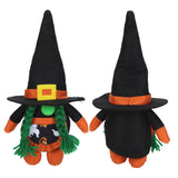 Halloween Gnome Plush Decor Handmade Eco Friendly Portable Durable Rudolph Faceless Doll for Home Party TableWitch