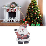 DIY Christmas Ornament Wooden Christmas Tree Decoration for Spring Festival HomeElder
