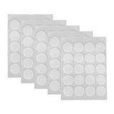 200Pcs Candle Wick Stickers Heat Resistant Double Sided Tape Sticker for Candle MakingWhite Bottom