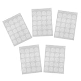 200Pcs Candle Wick Stickers Heat Resistant Double Sided Tape Sticker for Candle MakingWhite Bottom