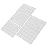 200Pcs Candle Wick Stickers Heat Resistant Double Sided Tape Sticker for Candle MakingWhite Bottom