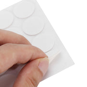 200Pcs Candle Wick Stickers Heat Resistant Double Sided Tape Sticker for Candle MakingWhite Bottom