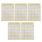 200Pcs Candle Wick Stickers Heat Resistant Double Sided Tape Sticker for Candle MakingYellow Bottom