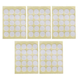 200Pcs Candle Wick Stickers Heat Resistant Double Sided Tape Sticker for Candle MakingYellow Bottom