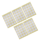 200Pcs Candle Wick Stickers Heat Resistant Double Sided Tape Sticker for Candle MakingYellow Bottom