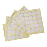 200Pcs Candle Wick Stickers Heat Resistant Double Sided Tape Sticker for Candle MakingYellow Bottom