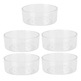 50Pcs DIY Plastic Candle Mold Transparent Heat Resistant Candle Making Container AccessoryRound Shape