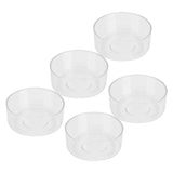 50Pcs DIY Plastic Candle Mold Transparent Heat Resistant Candle Making Container AccessoryRound Shape