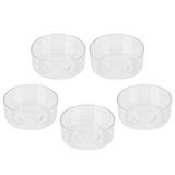50Pcs DIY Plastic Candle Mold Transparent Heat Resistant Candle Making Container AccessoryRound Shape