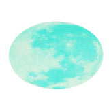 Cyan Green Light Moon Design Fluorescent Wall Sticker Self Adhesive Decorative Sticker Decal In Australia - Darrahopens