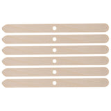 50Pcs Candle Wick Holder Birch Easy Use Reusable Wooden Wax Core Holder for Making Candles114x10mm Single Hole In Australia - Darrahopens