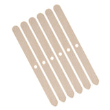 50Pcs Candle Wick Holder Birch Easy Use Reusable Wooden Wax Core Holder for Making Candles114x10mm Single Hole