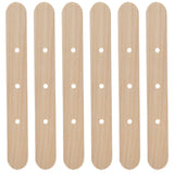 50Pcs Candle Wick Holder Birch Easy Use Reusable Wooden Wax Core Holder for Making Candles150x20mm 3 Hole