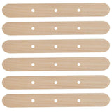 50Pcs Candle Wick Holder Birch Easy Use Reusable Wooden Wax Core Holder for Making Candles150x20mm 3 Hole