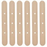 50Pcs Candle Wick Holder Birch Easy Use Reusable Wooden Wax Core Holder for Making Candles150x20mm 3 Hole