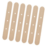 50Pcs Candle Wick Holder Birch Easy Use Reusable Wooden Wax Core Holder for Making Candles150x20mm 3 Hole