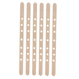 50Pcs Candle Wick Holder Birch Easy Use Reusable Wooden Wax Core Holder for Making Candles180x10mm 7 Hole
