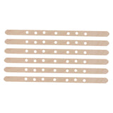 50Pcs Candle Wick Holder Birch Easy Use Reusable Wooden Wax Core Holder for Making Candles180x10mm 7 Hole