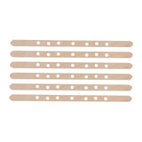 50Pcs Candle Wick Holder Birch Easy Use Reusable Wooden Wax Core Holder for Making Candles180x10mm 7 Hole
