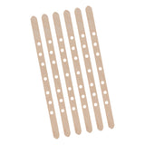 50Pcs Candle Wick Holder Birch Easy Use Reusable Wooden Wax Core Holder for Making Candles180x10mm 7 Hole