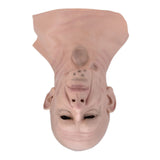 Realistic Bald Head Man Mask Latex Human Face Mask Funny Scary Halloween Costume Cosplay Props