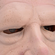 Realistic Bald Head Man Mask Latex Human Face Mask Funny Scary Halloween Costume Cosplay Props