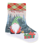 Christmas Decorative Sock Faceless Doll Pattern Children's Gift Bag for Festival Costume PartyGreen Hat In Australia - Darrahopens