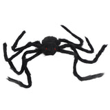 Spiders Halloween Decor Terrible Reusable Black Giant Spider Halloween Decoration for Indoor Outdoor90cm