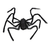 Spiders Halloween Decor Terrible Reusable Black Giant Spider Halloween Decoration for Indoor Outdoor90cm